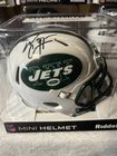 Wayne Chrebet signed Jets Mini Helmet. Beckett authenticated.