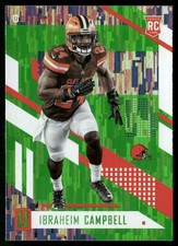 Ibraheim Campbell 2017 Panini Unparalleled #47 Lime Green Cleveland Browns