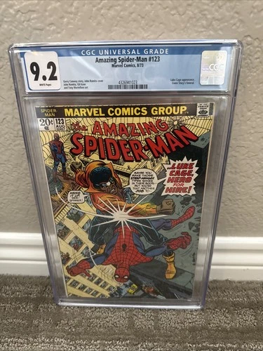 Amazing Spider-Man 123 CGC Graded 9.2 NM- Marvel Comics 1973