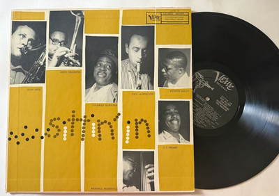 Stan Getz , Wynton Kelly  ''Sittin' In'' Verve 1st Press Trumpet DG NM ~ Beauty!