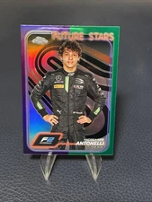 2024 Topps Chrome Formula 1 - F2 PREMA, KIMI ANTONELLI (RC) #22 PURPLE/GREEN REF