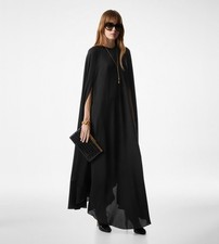 40IT - TOM FORD Black Silk Kaftan dress - BNWT