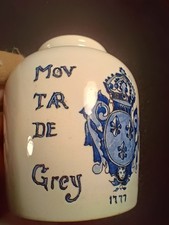 Movtar de Gray vintage Fine Dejon Mustard jar