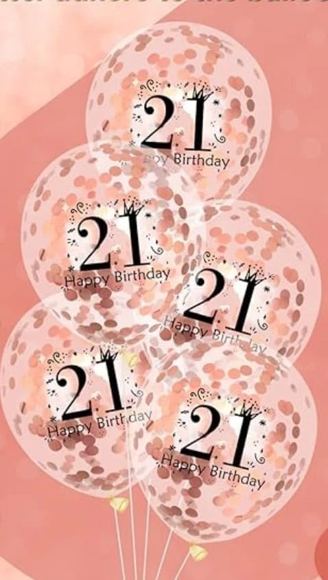 Decoraciones globos cumpleaños 21 Foto 4 de 4