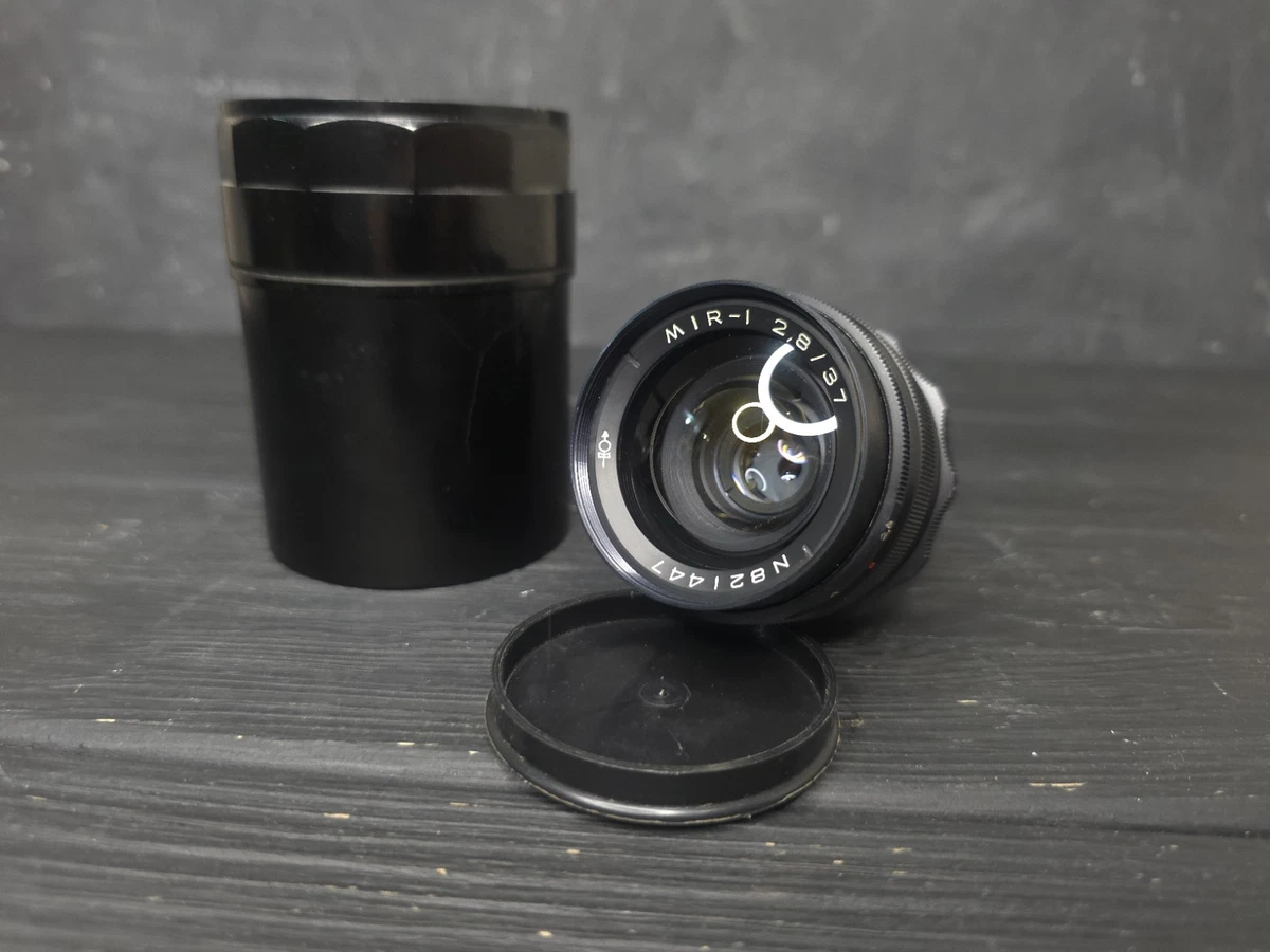 Objectif Mir 1B 37mm F/2.8, Grand Angle M42, Vintage Soviétique, Lentilles Propres