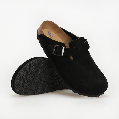 #ad Birkenstock Boston Black Classic Clogs Soft Footbed Comfort Flat Women’s Shoes $90.99