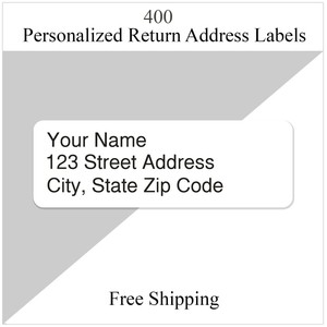 printed return address labels personalized