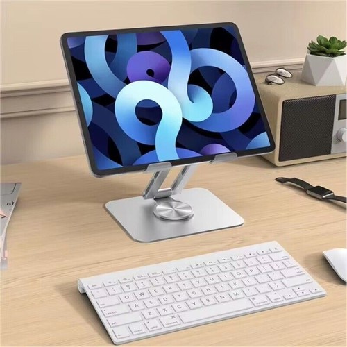 Tablet Stand Mount Stand Aluminum 360° Rotation 4-12" Holder Table Stand - Afbeelding 5 van 15