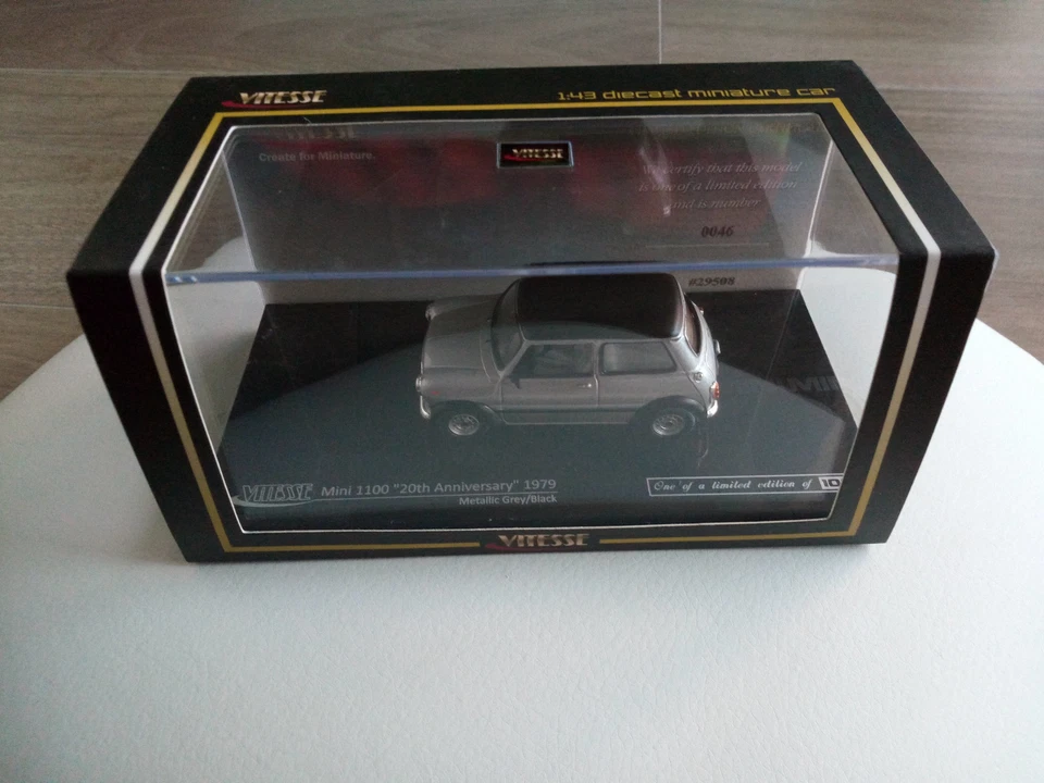 Modellino auto mini 1100 20esimo anniversario 1979 die-cast Vitesse ed. limitata - Immagine 4 di 4