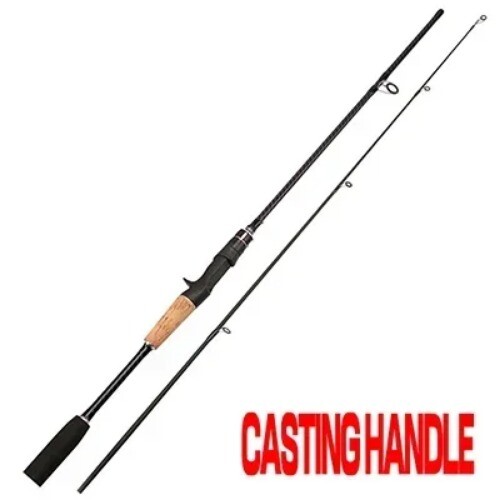 2 Abschnitte Ultralight Spinn Angelrute Schnur Gewicht 8-15lb ML Fast Action - Bild 6 von 22