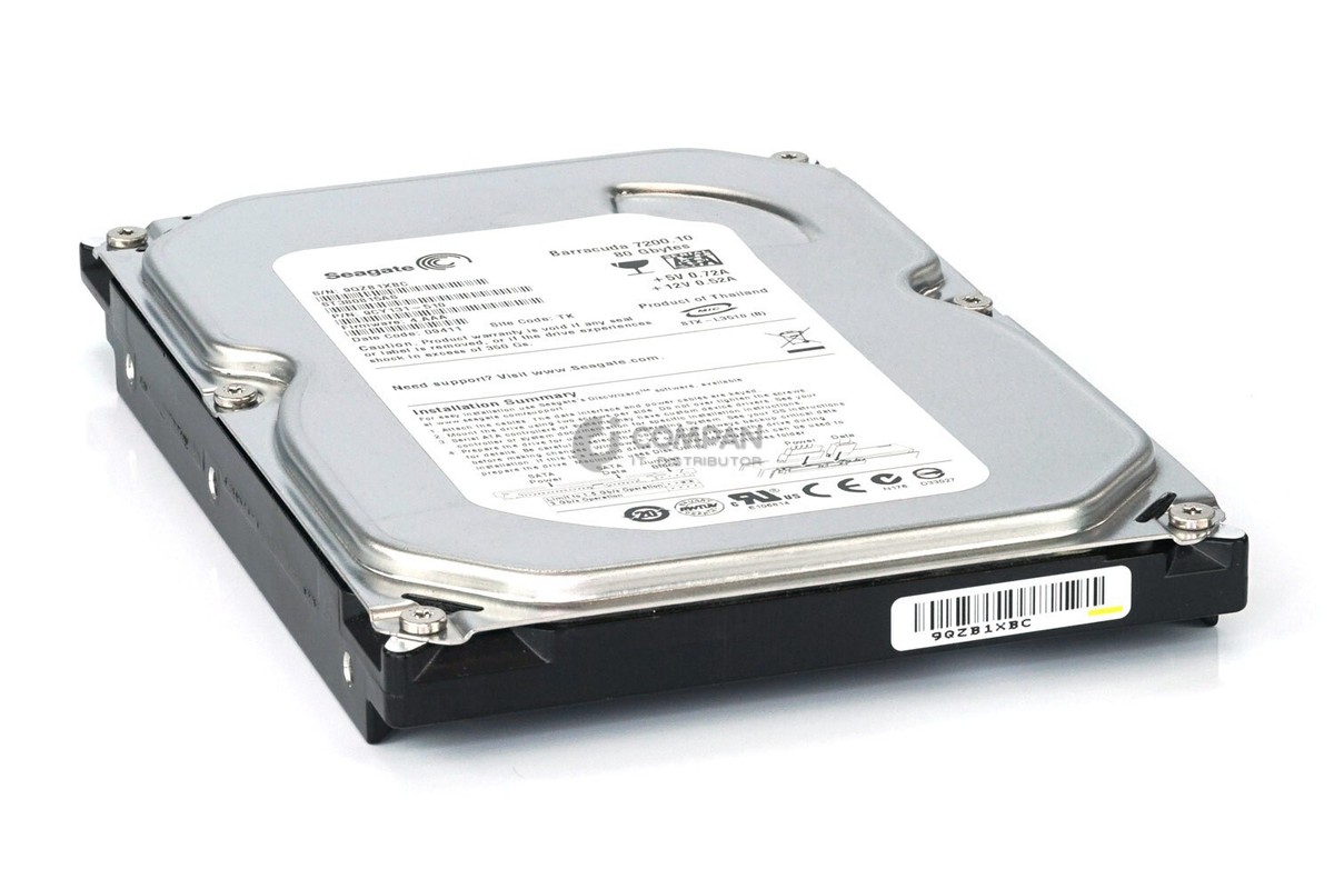 ST380815AS SEAGATE HARD DRIVE 80GB 7.2K 3G 3.5SATA | eBay