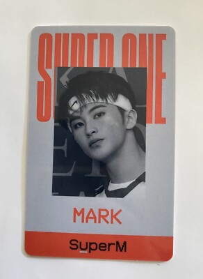 SuperM Mark ID Offizielle Fotokarte ''Super One'' Orange Version