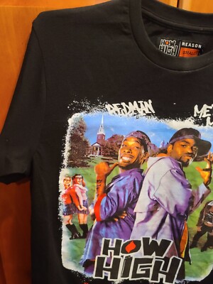 NWT How High Cult Movie Rap Tee Method Man Redman Wu-Tang Stoner