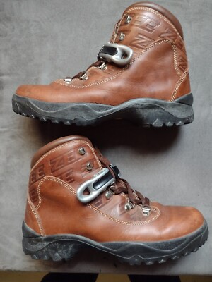 Zee Trezeta I.D. MILLENIUM Men's 9.5 M Hiking Boots Brown genuine Leather