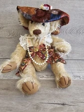 IRIS VOORHIES Artist Mohair Bear Limited Edition Number 1298 Of 2000 Vtg