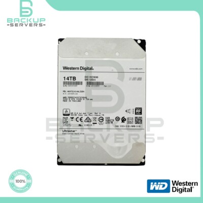 WUH721414AL5204 Western Digital DC HC530 14TB 12Gbps SAS 7.2K 3.5'' Hard Drive