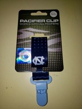 UNC NORTH Carolina TARHEELS 0 Pacifier Clip Holder Keeper