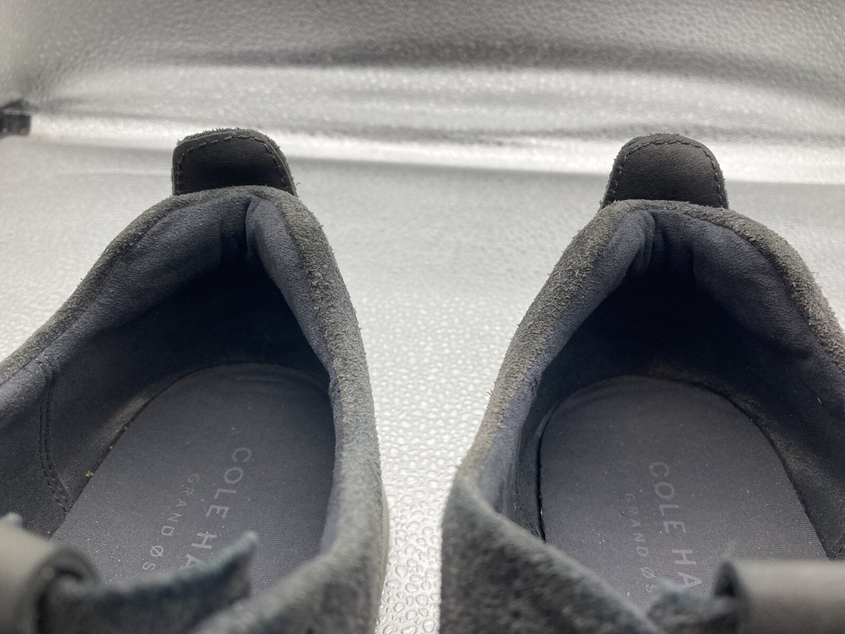 Cole Haan Mens Grand Horizon Gray Suede Casual Oxfords Shoes  display picture 1
