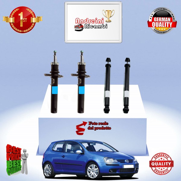 Set 4 StoßDäMpfer Vorderseite + Heck VW Golf V 1.6 75KW 102CV Von 2004-> A121-image