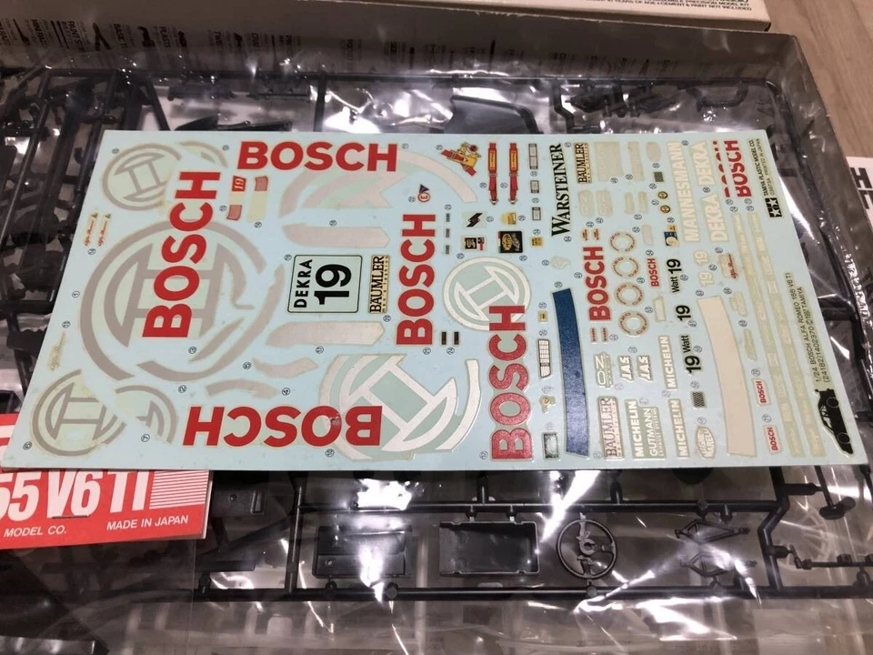 Tamiya 1/24 Bosch ALFA ROMEO 155 V6 TI Plastic Model Kit Unassembled Japan - Image 4 of 4
