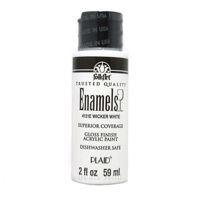 Enamel Acrylic Paint  Folk Art Gloss Finish 2oz Bottle