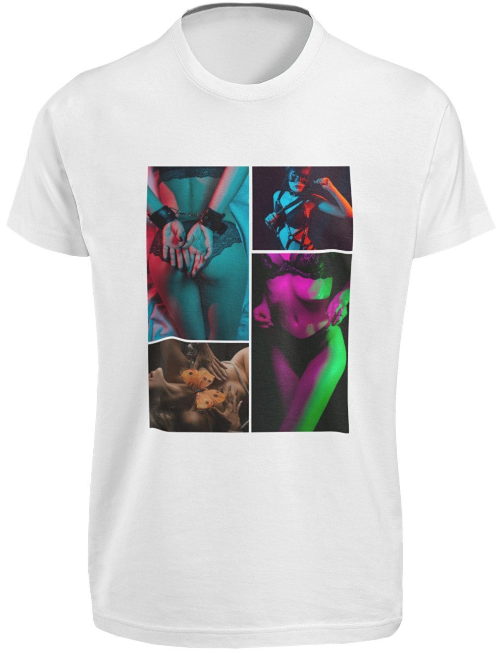 Pin Up HOT Model Tshirt Swag S3XL Tee Sexy Women Tattoo Girl's Body Naked TOP eBay