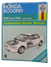 Haynes Honda Accord 1998-1999 Automotive Repair Manual 42014 Used Manual