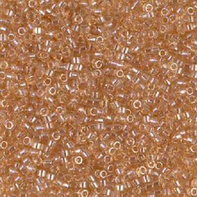 Miyuki Delica DB0101/DB101 11/0 Transparent Light Smoky Topaz Glazed Luster 7.2g