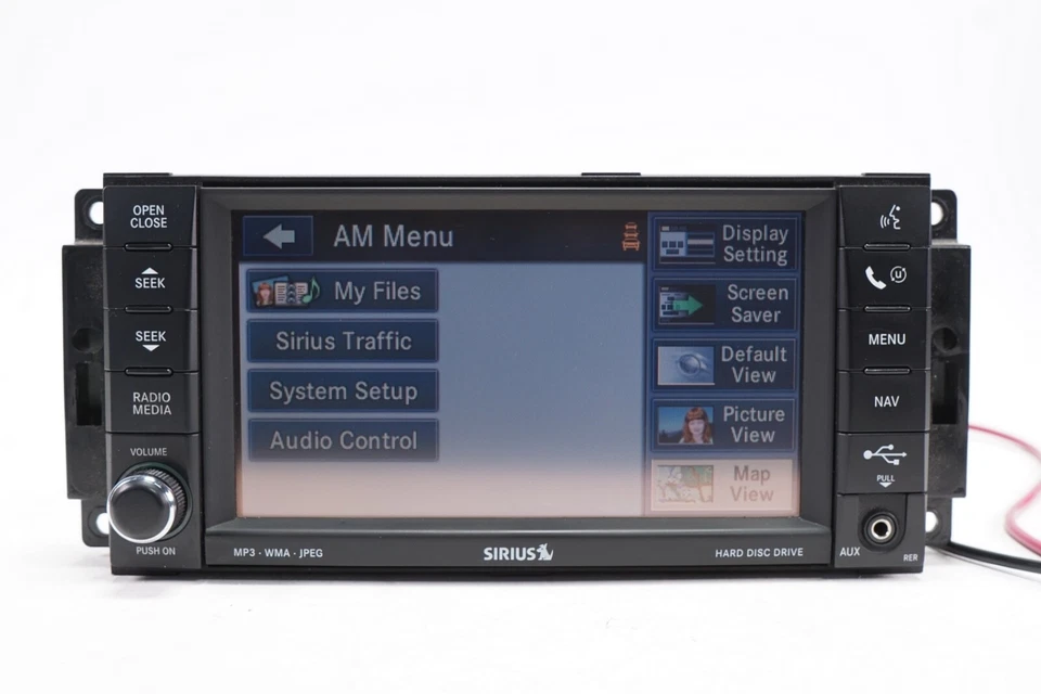 Radio navegación Chrysler CD MP3 DVD HDD pantalla OEM 2007-2011 Foto 4 de 4