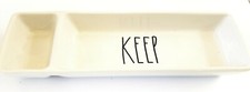 Rae Dunn KEEP Tray Office Organizer Trinket Desk Decor FARMHOUSE Style