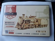 Rokr Locomotive Steam Train Mechanical MC501 3D Wooden Puzzle SEALED