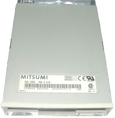 MITSUMI D359M3D - Internal Desktop PC - 3.5  Floppy Disk Drive - Cream White VTG