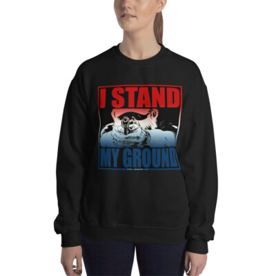 Stand Your Ground with ''I Stand My Ground''  Red White Blue  Unisex Sweatshirt