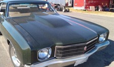 70 71 72 Chevy Monte Carlo Showcars Bolt On 3 Inch Cowl Hood Fiberglass
