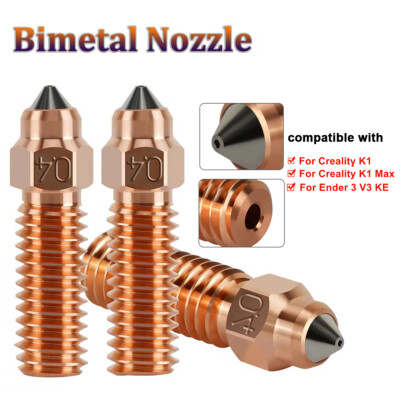 Hardened Steel Nozzles Kit for Ender 3 V3 KE/ Creality K1/ Creality K1 Max/CR-M4