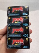 York 35mm Color Print Film 4-Pack Expired Oct 2004 36exp.