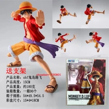 SHF Monkey D. Luffy Action Figure the Raid on Onigashima Statue Model 7'' IN Box