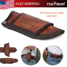 TOURBON Mini Folding Pocket Knife Sheath Horizontal/Vertical Carry Belt Holster