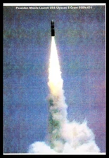 Postcard Poseidon Missile Launch USS Ulysses S Grant SSBN-631 LP2
