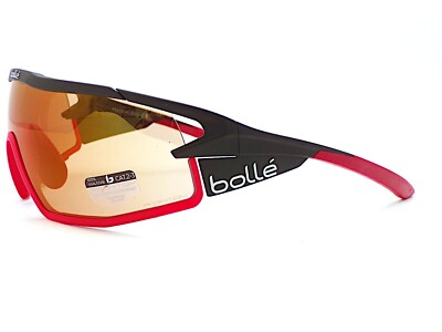 Bolle B-Rock Pro Sonnenbrille Lichtempfindlich Schwarz Rot/Phantombraun Rot 12628