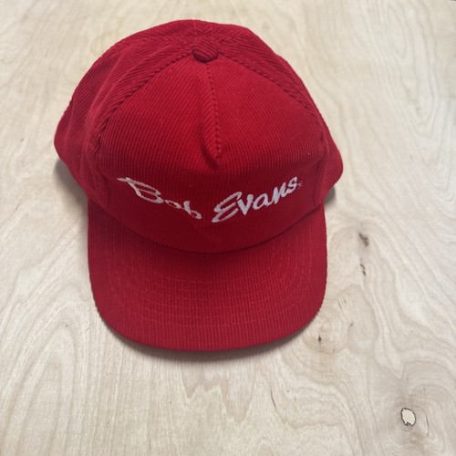 Bob Evans Corduroy Vintage Baseball Cap Hat
