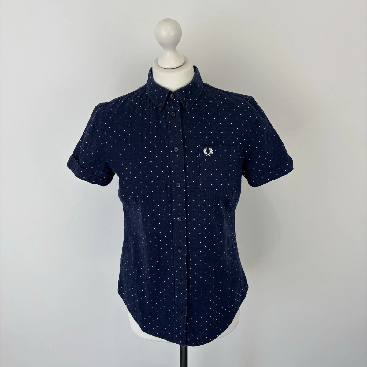 トップス Fred Perry SY3660-03B - Deep Mint / Snow White / Soho Eclipse | Kids