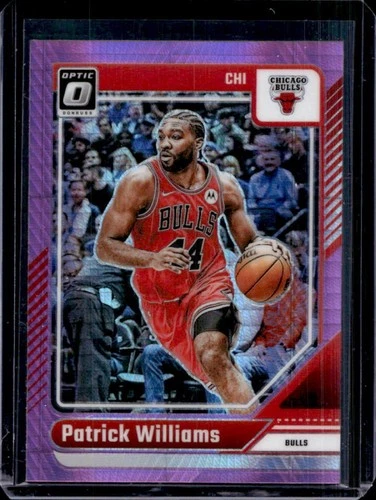 2024-25 Panini Donruss Optic Patrick Williams Hyper Pink Prizm #92 Bulls