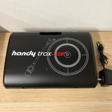 Vestax Handy Trax USB Portable Turntable Black DJ Vinyl 33/45/78 RPM w/Adapter