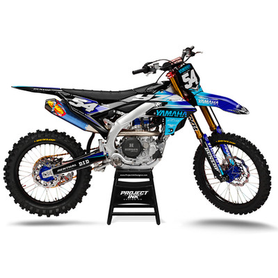 Crossfire - Yamaha YZ125 YZ250 YZ250F YZ450F Full Graphics Kit Custom Decals