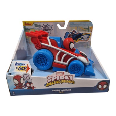 Marvel Spidey and His Amazing Friends Webbed Wheelies  Spiderman Race Car NEW