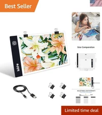 A5 Diamond Art & Sketch Light Board: Eye-Care Technology for Creative Projects