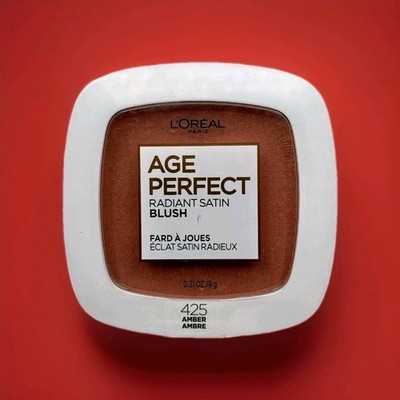 L'Oreal Paris Age Perfect Radiant Satin Blush 425 Amber 0.31 oz     