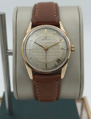 Zenith Vintage ''Stellina'' - Cal. 2635 - Extremely Rare Linen Dial - c. 1960