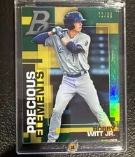 PE-13 Bobby Witt 2020 Bowman Platinum - Precious Elements Green /99 Royals